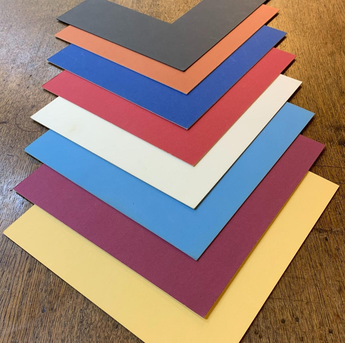 Kies uit 60 kleuren, zuurvrije passe partouts